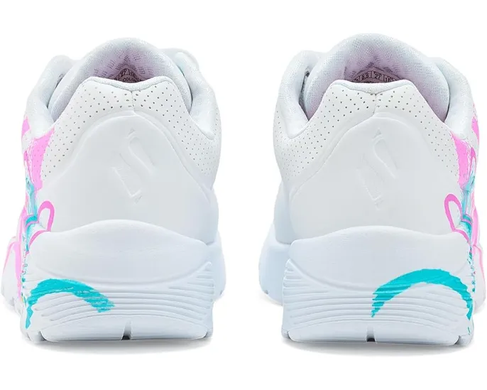 Детские кроссовки SKECHERS KIDS с дизайном James Goldcrown Uno Lite Flutter Hearts