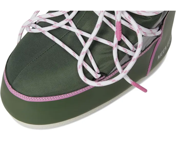 Ботинки MOON BOOT Icon Low Space Racing с принтом логотипа