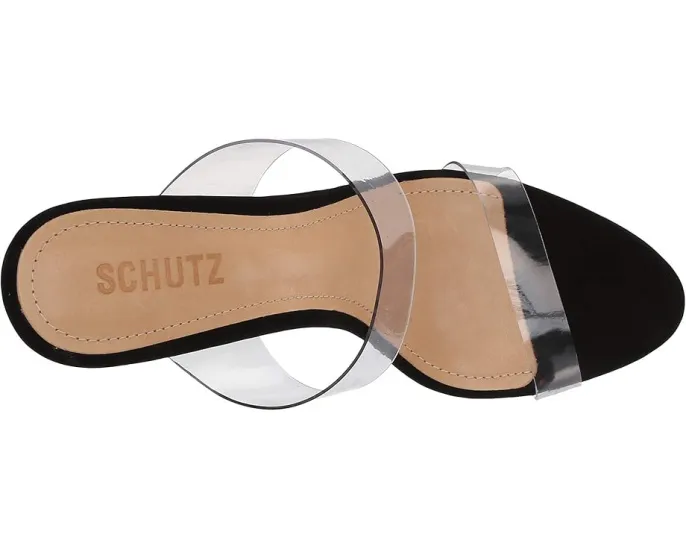 Schutz Ariella босоножки на шпильке с прозрачными виниловыми ремешками