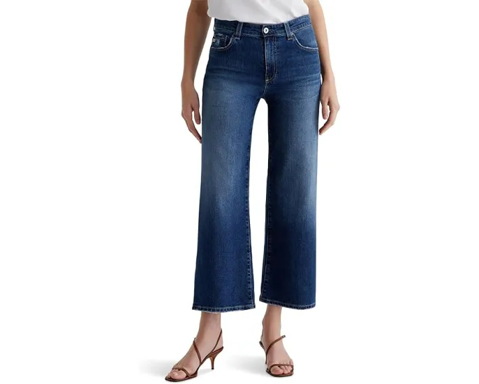 Джинсы Saige Mid Rise Wide Leg AG Jeans