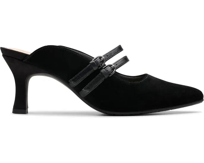 Сандалии Clarks Kataleyna Eve из замши на котячьем каблуке
