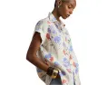 Свободная рубашка с коротким рукавом и цветочным принтом Lauren Ralph Lauren