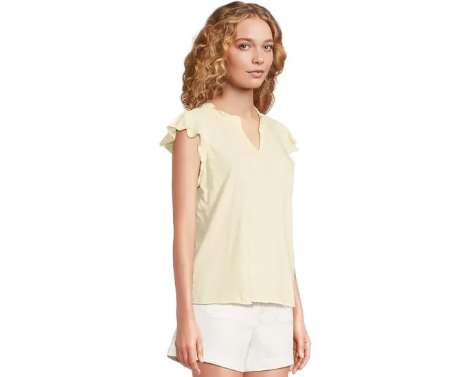 Топ Sleeveless Ruffle без рукавов с воланами от Mod-o-doc