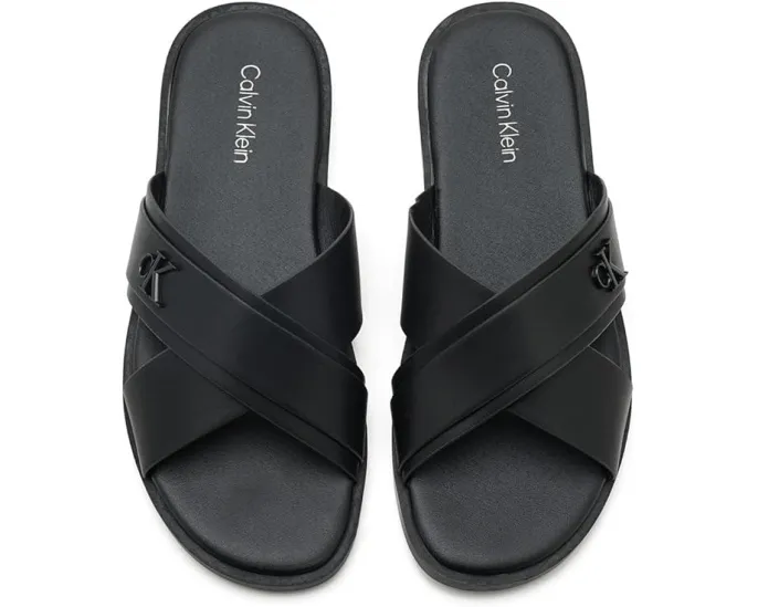 Сандалии Calvin Klein Elern с перекрестными ремешками и логотипом CK