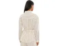 Petite Belted Stripe Shacket