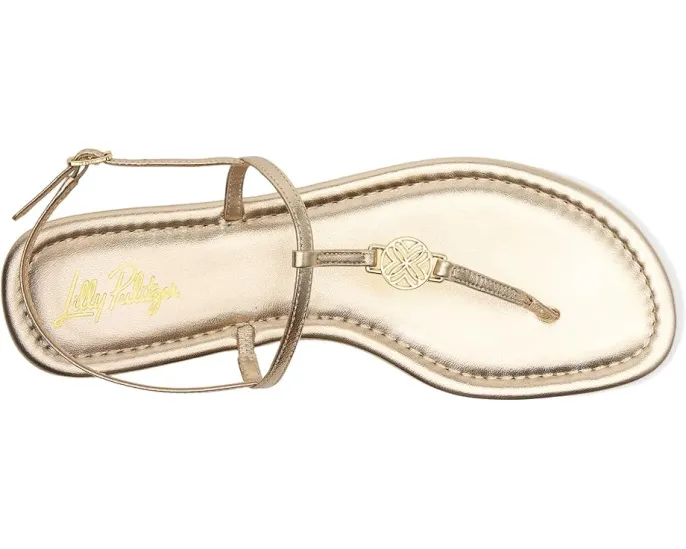 Босоножки Delilah с логотипом и ремешком от Lilly Pulitzer