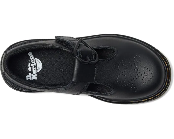 Туфли T-bar Dr. Martens Polley II J для детей с перфорацией