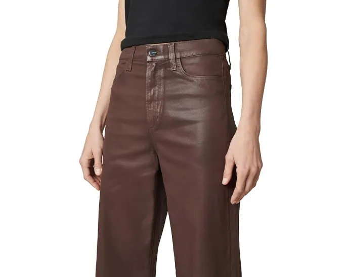Джинсы Joe's Jeans Petite The Mia Wide Leg Coated с широкой штаниной