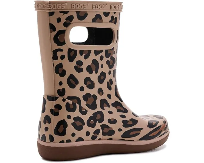 Детские сапоги Bogs Kids Skipper II Leopard с леопардовым принтом