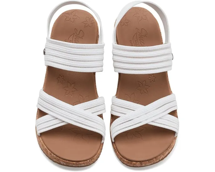 Сандалии SKECHERS Arch Fit Beverlee 2.0 Bali Vibes с поддержкой свода стопы и искусственной кожей