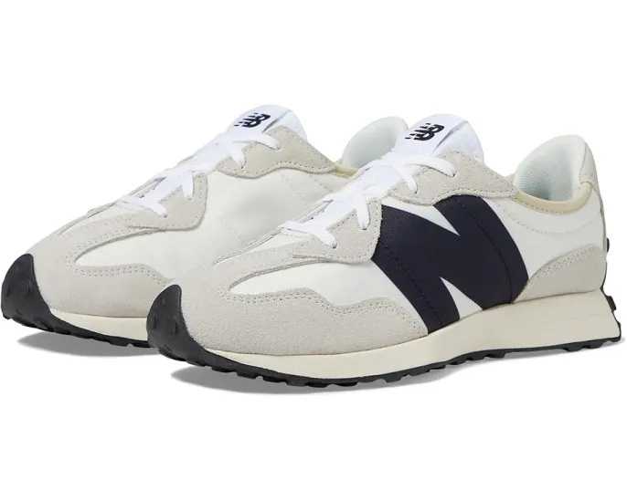 Детские кроссовки New Balance 327 с сетчатым верхом и увеличенным логотипом N