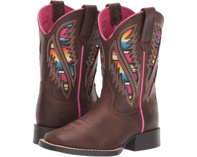 Ковбойские сапоги Ariat Kids Quickdraw Venttek для детей с квадратным носком