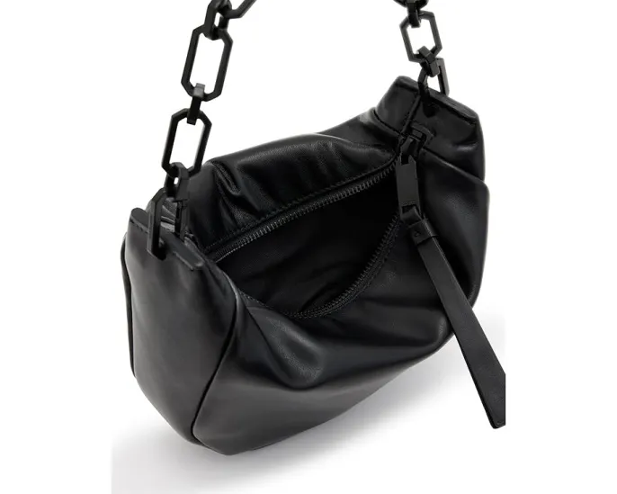 Мини-сумка AllSaints Madea Mini Chain Bag с цепочкой и бисерным декором