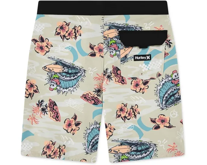 Детские плавательные шорты Hurley Kids Doodle Isle Board Shorts с принтом