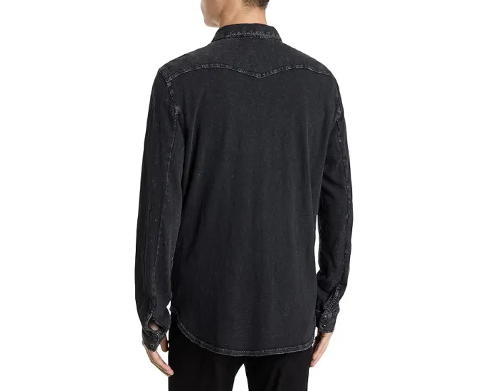 Рубашка John Varvatos Arvon Western с накладными карманами