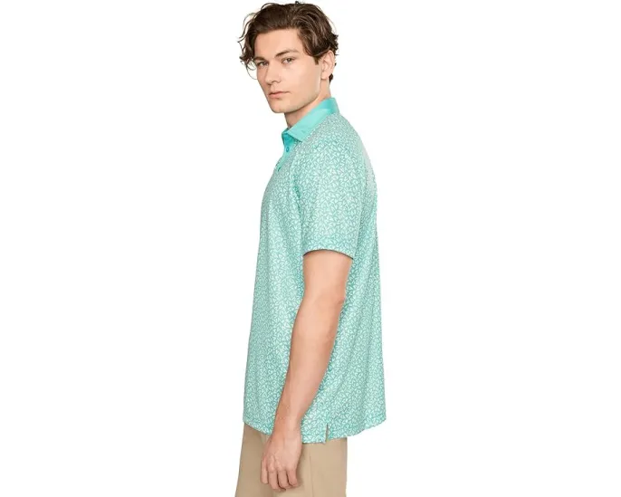 Поло Two of Hearts Polo Black Clover с принтом по всей поверхности