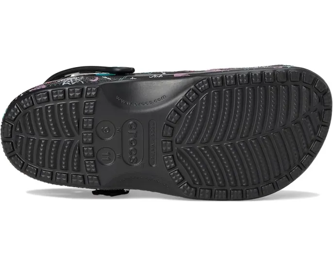 Клоги Crocs Jack Skellington с подсветкой по мотивам Кошмара перед Рождеством