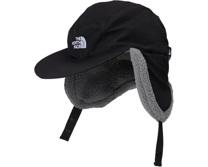 Теплая шапка-ушанка The North Face Yumiori Trapper с отворотами и влагоотталкивающей пропиткой