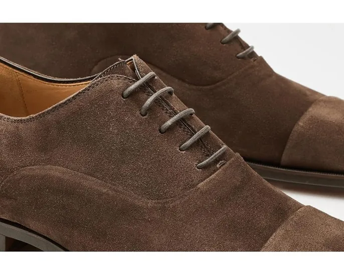 Туфли Magnanni Weiss из замши на шнуровке с кожаной подошвой