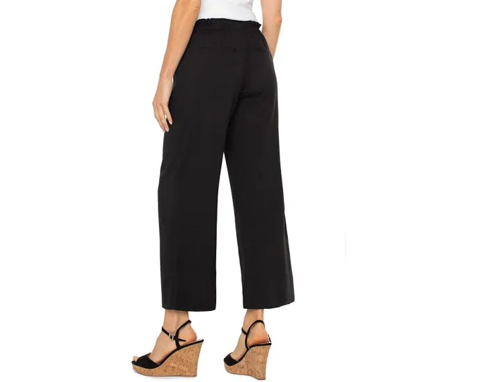 Liverpool Los Angeles Широкие брюки с завязкой на талии 26 дюймов