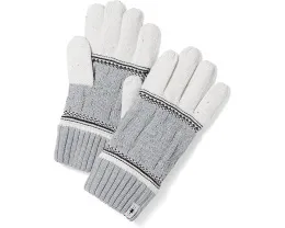 Перчатки Smartwool Popcorn Cable с жаккардовым узором и манжетами