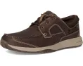 Clarks Sailview Lace кроссовки из натуральной кожи с круглым носком