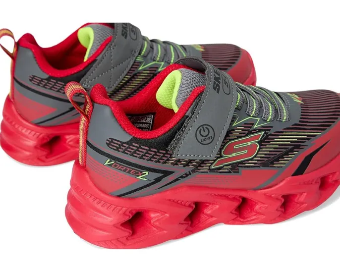 Детские кроссовки SKECHERS KIDS Vortex 2.0 Veltrox со светящейся подошвой