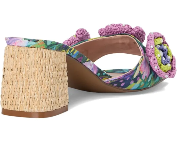 Blue by Betsey Johnson сандалии Dietrich с цветочным декором на квадратном каблуке