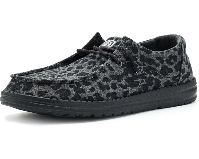Hey Dude Wendy Stretch Jersey Leopard кеды с принтом