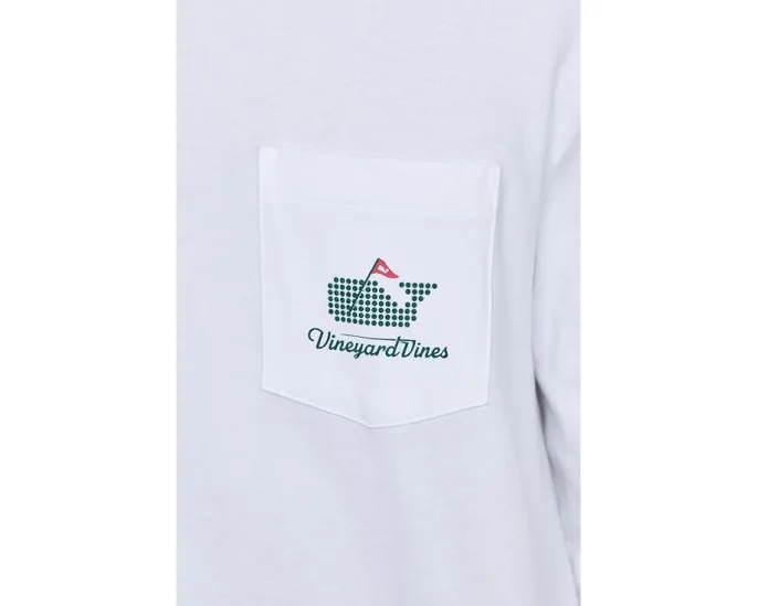 Футболка Vineyard Vines Golf Ball Whale с длинным рукавом и принтом