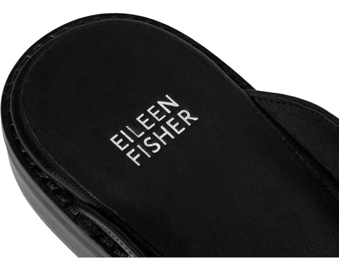 Мюли Eileen Fisher Azos из кожи с квадратным каблуком