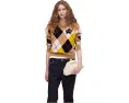 Маленький клатч The Glam Small Clutch с магнитной застежкой и съемной цепью Marc Jacobs
