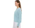 Свитер Eileen Fisher с круглой горловиной из органического льна и хлопка