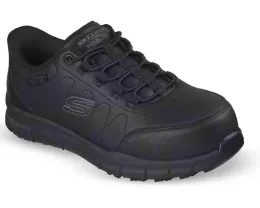 Skechers Nampa slip-on обувь с легкосплавным носком черная
