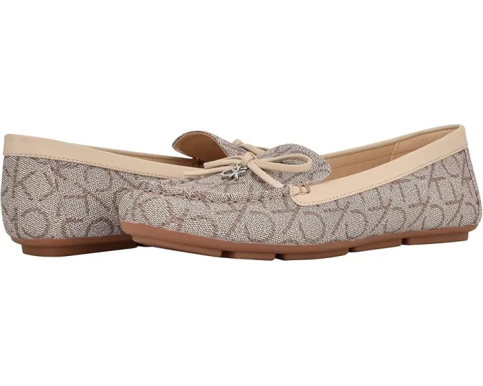Loafers Calvin Klein Linca с бантом из искусственной кожи на резиновой подошве
