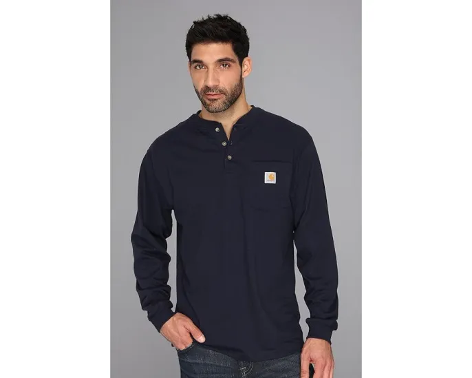 Рабочая рубашка Workwear Pocket L/S Henley от Carhartt