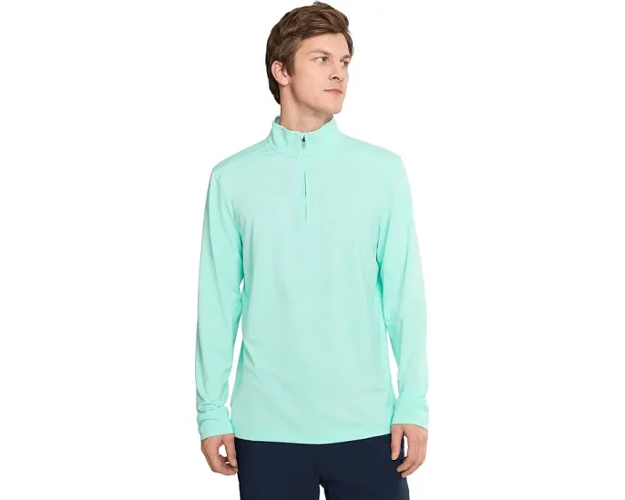 Vineyard Vines Полузип Performance Club из ткани с защитой от складок