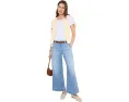 Джинсы AG Jeans Stella Ankle в цвете Flight с широкими штанинами