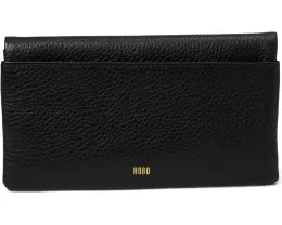 Кожаный кошелек HOBO Lumen с тиснением и застежкой