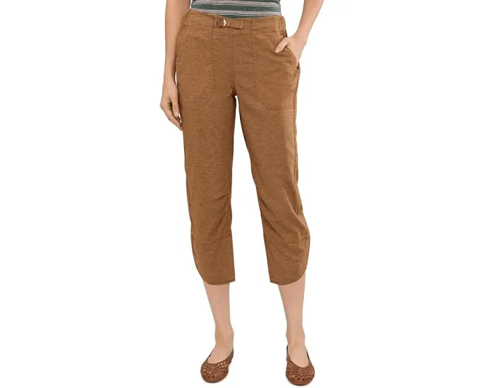 Капри Royal Robbins Hempline из смесовой ткани с коноплей и запахом по низу