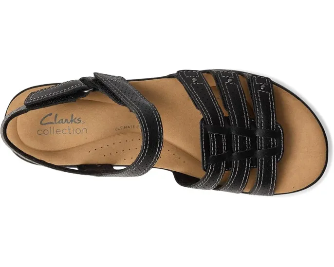 Сандалии Clarks Elizabelle Kay из мягкой кожи на липучке
