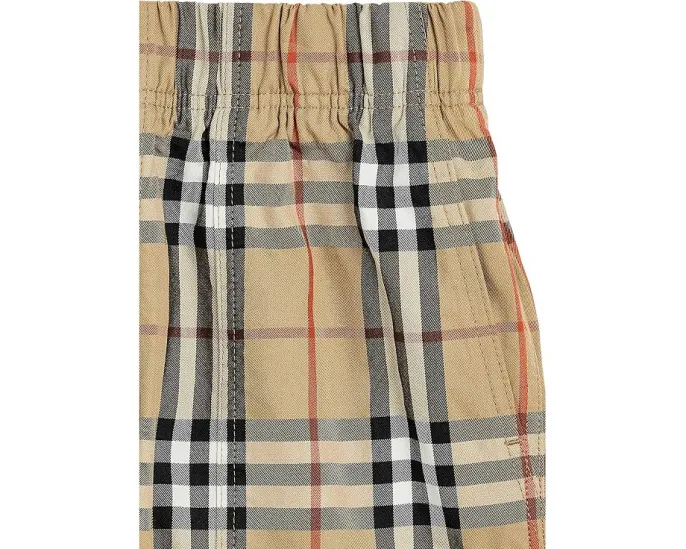 Шорты мальчиковые Burberry Trent с клеткой Sand IP