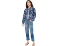 Джинсы Liverpool Los Angeles 27" Sloane Slouchy Mid Rise Girlfriend Cuffed with Removed Patch синие