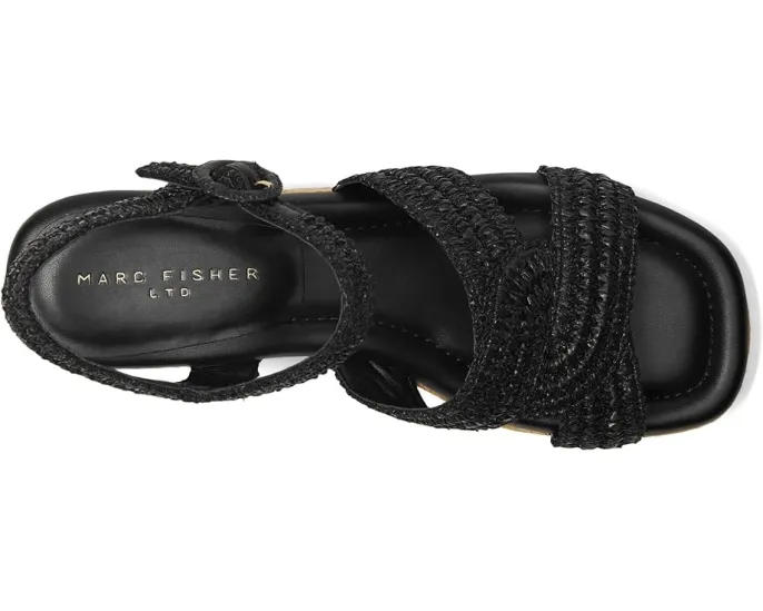 Женские босоножки Marc Fisher LTD Payley на высоком каблуке-танкетке с квадратным носком