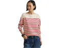 Топ Striped Jersey Boatneck в полоску из джерси Lauren Ralph Lauren