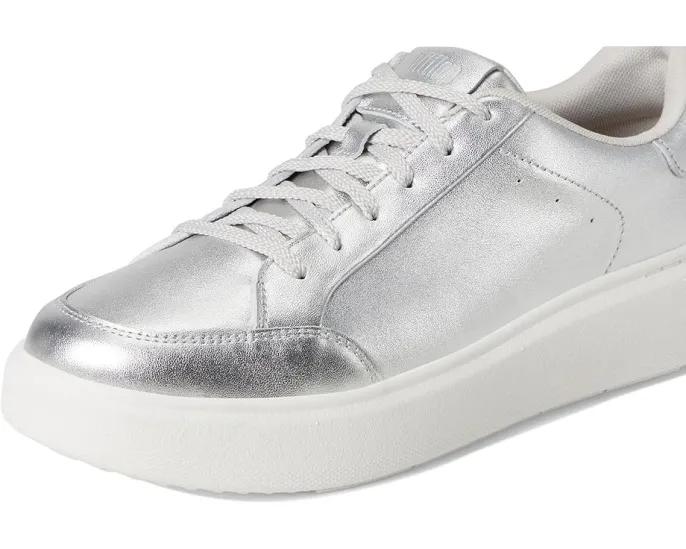 Кроссовки FitFlop Rtg из металлизированной кожи с эргономичной стелькой
