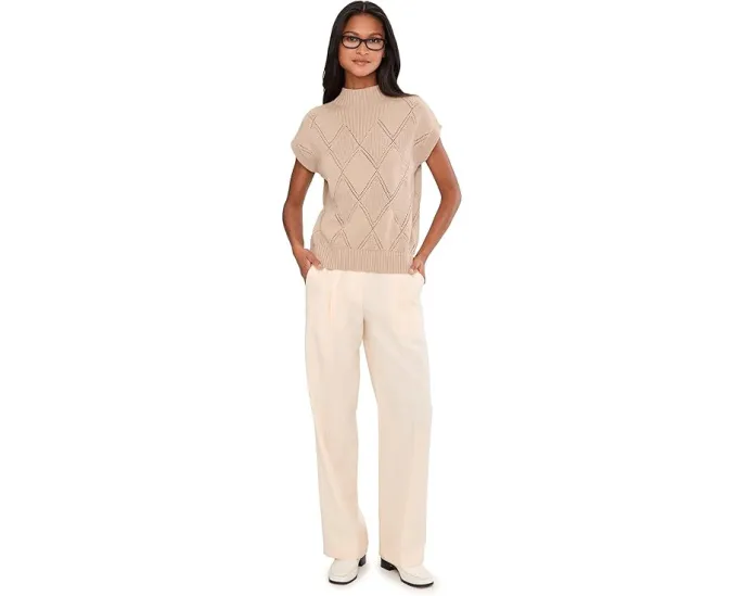 Топ Keffin с расслабленным кроем и воротником стойкой от Varley