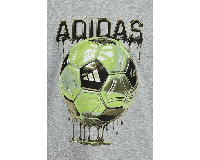 Детский комплект adidas Kids Heather Colorblock с футболкой и шортами в футбольной тематике