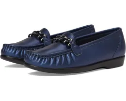 Лоферы SAS Metro Link Comfort с цепочкой и мокасиновой конструкцией