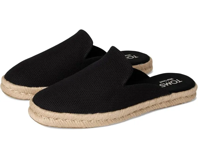 Мюли TOMS Santiago на платформе с круглым носком и веревочной отделкой